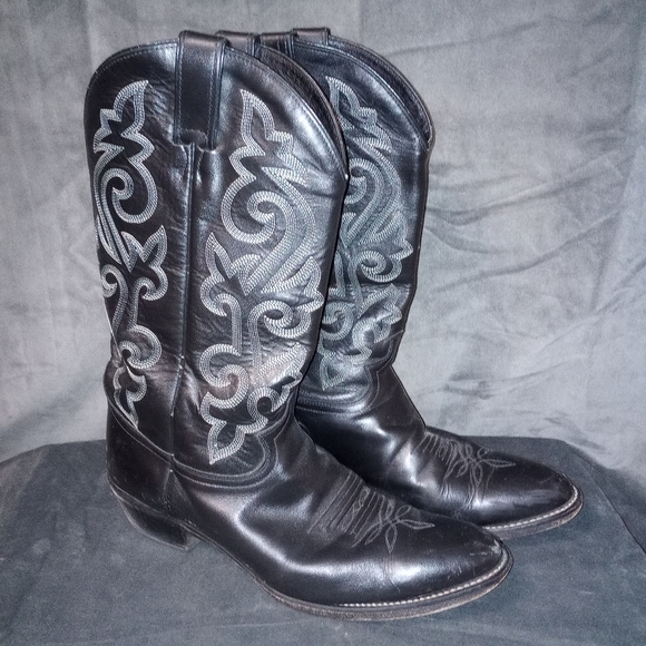 Justin Boots Other - Justin Men's Classic Black Western Boots Size 12 EEE